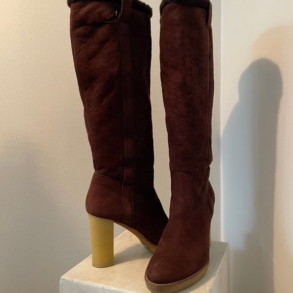 Gucci // Guccisima Suede Boots - Picture 3 of 5